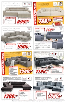 Sofa im Möbel AS Prospekt "GROßE WÜNSCHE - KLEINE PREISE!" mit 16 Seiten (Ludwigshafen (Rhein))