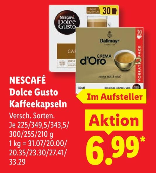 Dolce Gusto Kaffeekapseln