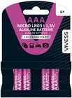 Batterien Mignon AA oder Batterien Micro AAA Angebote von VIVESS bei REWE Rodgau für 1,79 €