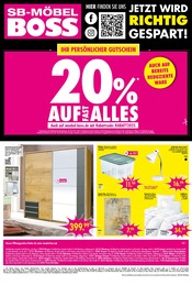 Aktueller SB Möbel Boss Prospekt mit Kleiderschrank, "20% AUF FAST ALLES", Seite 4
