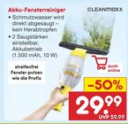 Akku-Fensterreiniger Angebote von CLEANmaxx bei Netto Marken-Discount Braunschweig für 29,99 €