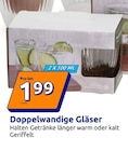 Doppelwandige Gläser bei Action im Schweinfurt Prospekt für 1,99 €