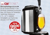 Bierzapfanlage BZ3740 von Clatronic im aktuellen V-Markt Prospekt für 99,90 €