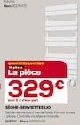 Sèche-serviettes à inertie fluide - LIO en promo chez Gedimat Sèche-serviettes à inertie fluide - LIO dans le catalogue Gedimat