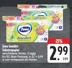 bewährt Toilettenpapier Angebote von Zewa bei EDEKA Leipzig für 2,99 €