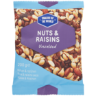 Noix et raisins Snacks of the World en promo chez Action Limoges à 1,29 €