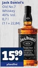 Aktuelle Jack Daniels Angebote bei Getränkewelt in Herten Aktuelles Old No.7 Whiskey Angebot bei Getränkewelt in Herten ab 15,99 €