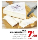 Brie à Super U dans Lucinges