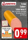 Feine Sahneleberwurst im Angebot bei EDEKA in Paderborn Feine Sahneleberwurst Angebote von Rasting bei EDEKA Paderborn für 0,99 €