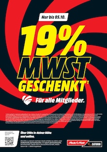 Kamera im aktuellen MediaMarkt Saturn Prospekt (Offenbach (Main)) Kamera im MediaMarkt Saturn Prospekt "19% MWST GESCHENKT" mit 1 Seiten (Offenbach (Main))