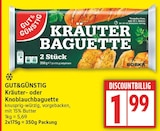 Kräuterbaguette von GUT&GÜNSTIG im aktuellen EDEKA Prospekt