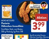 Panierte Hähnchen-Innenfilets im aktuellen Prospekt bei ALDI SÜD in Neustadt