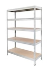Étagère garage bois/métal Hecta 5 tablettes - H.180 x l.128 x P.40 cm en promo chez Brico Dépôt Avignon à 61,90 €