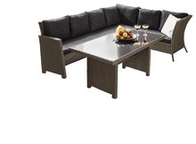 DINING-LOUNGESET Webstoff Kunststoffgeflecht Aluminium bei XXXLutz Möbelhäuser in Fellbach DINING-LOUNGESET Webstoff Kunststoffgeflecht Aluminium im Angebot bei XXXLutz Möbelhäuser Fellbach für 999,00 €