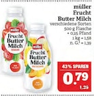 Frucht Butter Milch Erdbeere oder Multivitamin Angebote von müller bei Marktkauf Coburg für 0,79 €