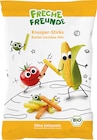 Kindersnack Knusper-Sticks bunter Gemüse-Mix ab 1 Jahr im dm-drogerie markt Prospekt Kindersnack Knusper-Sticks bunter Gemüse-Mix ab 1 Jahr von Freche Freunde im aktuellen dm-drogerie markt Prospekt für 1,15 €