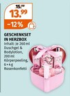 GESCHENKSET IN HERZBOX von  im aktuellen Müller Prospekt für 13,99 €