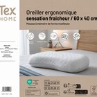 Oreiller ergonomique sensation fraicheur - TEX HOME - Carrefour Market à Saint-Denis Oreiller ergonomique sensation fraicheur - TEX HOME en promo chez Carrefour Market Saint-Denis à 29,99 €