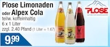 Limonaden von Plose im aktuellen Getränke City Prospekt für 9,99 €