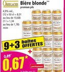 Promo Bière blonde premium pils à 0,67 € dans le catalogue Norma à Brunstatt