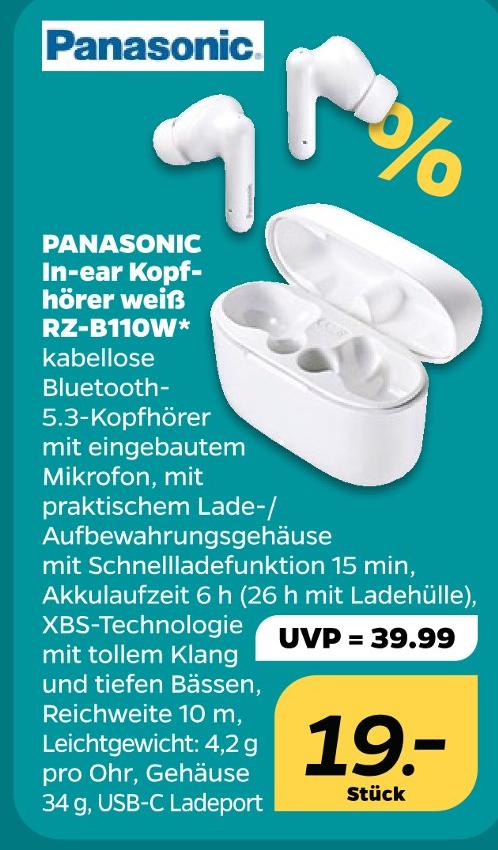 In-ear Kopfhörer weiß RZ-B110W