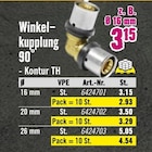 Winkelkupplung 90° im Hornbach Prospekt Winkelkupplung 90° von im aktuellen Hornbach Prospekt für 2,93 €