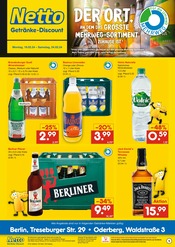 Spirituosen Angebot im aktuellen Netto Marken-Discount Prospekt auf Seite 1