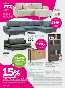 Couch im aktuellen mömax Prospekt (Wiesbaden) Couch im mömax Prospekt "Bei dir liegt Sparen im Trend?" mit 16 Seiten (Wiesbaden)