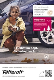 Volkswagen Prospekt für Stadtoldendorf mit 1 Seite Volkswagen Prospekt für Stadtoldendorf: "Herbst im Kopf. Sicherheit im Auto.", 1 Seite, 01.09.2026 - 31.12.2026