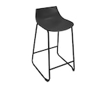 Tabouret de bar KUMO noir assise polypropylène structure acier 48x51x84 cm en promo chez Brico Dépôt Metz à 29,90 €