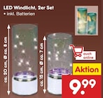 LED Windlicht, 2er Set von  im aktuellen Netto Marken-Discount Prospekt für 9,99 €