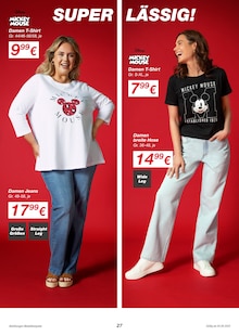 Mickey Mouse Angebot im aktuellen KiK Prospekt auf Seite 27