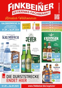 Aktueller Finkbeiner Prospekt "Herzlich Willkommen" Seite 1 von 14 Seiten