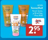 Fluid im ALDI SÜD Prospekt Anti Age Sonnenfluid LSF 30 von Lacura im aktuellen ALDI SÜD Prospekt für 2,95 €