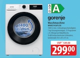 Aktuelles Gorenje Waschmaschine WNHEI74SAPS/DE Angebot bei famila Nordost in Neumünster ab 299,00 €