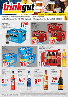Aktueller Trinkgut Prospekt "Aktuelle Angebote" Seite 1 von 4 Seiten für Ingolstadt