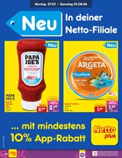 Thunfisch im Netto Marken-Discount Prospekt in St. Ingbert Aktueller Netto Marken-Discount Prospekt mit Thunfisch, "Aktuelle Angebote", Seite 38