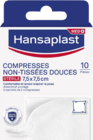 10 compresses non-tissées - Hansaplast dans le catalogue Lidl
