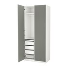 Schrankkombination weiß/graugrün 100x60x236 cm bei IKEA im Hamm Prospekt für 580,00 €