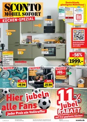 Sconto SB Möbel & Einrichtung Prospekt der aktuellen Woche mit 8 Seiten, gültig von 10.06.2026 bis 14.07.2026, in Zerbst und Umgebung Aktueller Sconto SB Möbel & Einrichtung Prospekt in Zerbst und Umgebung, "KÜCHEN SPEZIAL" mit 8 Seiten, 10.06.2026 - 14.07.2026