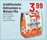 Trinkgut Wermelskirchen - Hefeweizen o. Weizen-Mix Angebot im Prospekt Hefeweizen o. Weizen-Mix bei Trinkgut im Wermelskirchen Prospekt für 3,99 €