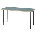 Schreibtisch grautürkis/schwarz Angebote von LAGKAPTEN / OLOV bei IKEA Coesfeld für 88,99 €