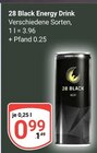 Aktuelles 28 Black Energy Drink Angebot bei GLOBUS in Gießen ab 0,99 €