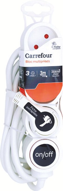 Bon plan sur toute la gamme d’enrouleurs et prolongateurs de la marque Carrefour - Carrefour Market à Tremblay-en-France Bon plan sur toute la gamme d’enrouleurs et prolongateurs de la marque Carrefour en promo chez Carrefour Market Tremblay-en-France