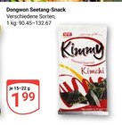 Seetang-Snack Kimmy Kimchi Angebote von Dongwon bei GLOBUS Krefeld für 1,99 €