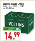 Helles Lager Angebote von Veltins bei Marktkauf Beckum für 14,99 €