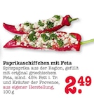 Aktuelle Paprika Angebote bei E center in Ludwigshafen (Rhein) Aktuelles Paprikaschiffchen mit Feta Angebot bei E center in Ludwigshafen (Rhein) ab 2,49 €
