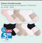 Damen Sneakersocke von  im aktuellen V-Markt Prospekt für 5,99 €