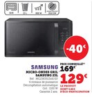 Micro-ondes Grill 23 L - Samsung en promo chez Hyper U Angers à 129,00 €