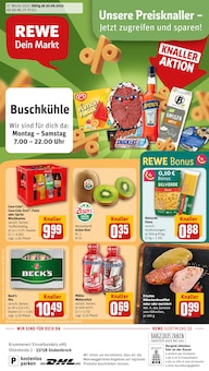 Aktueller REWE Schloß Holte-Stukenbrock Prospekt "Dein Markt" mit 34 Seiten